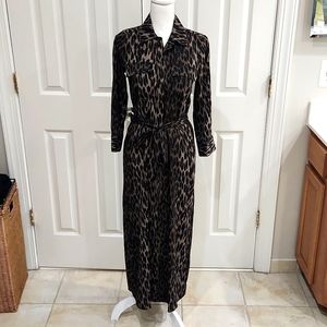 Vince Camuto Animal Print Maxi Dress Size XXS New without tag